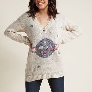 Modcloth Interplanetary Elan Sweater